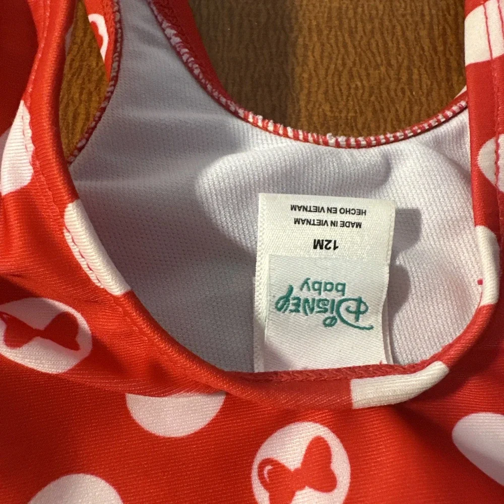 Disney Baby Minnie Mouse Swimsuit Size 12‎ months